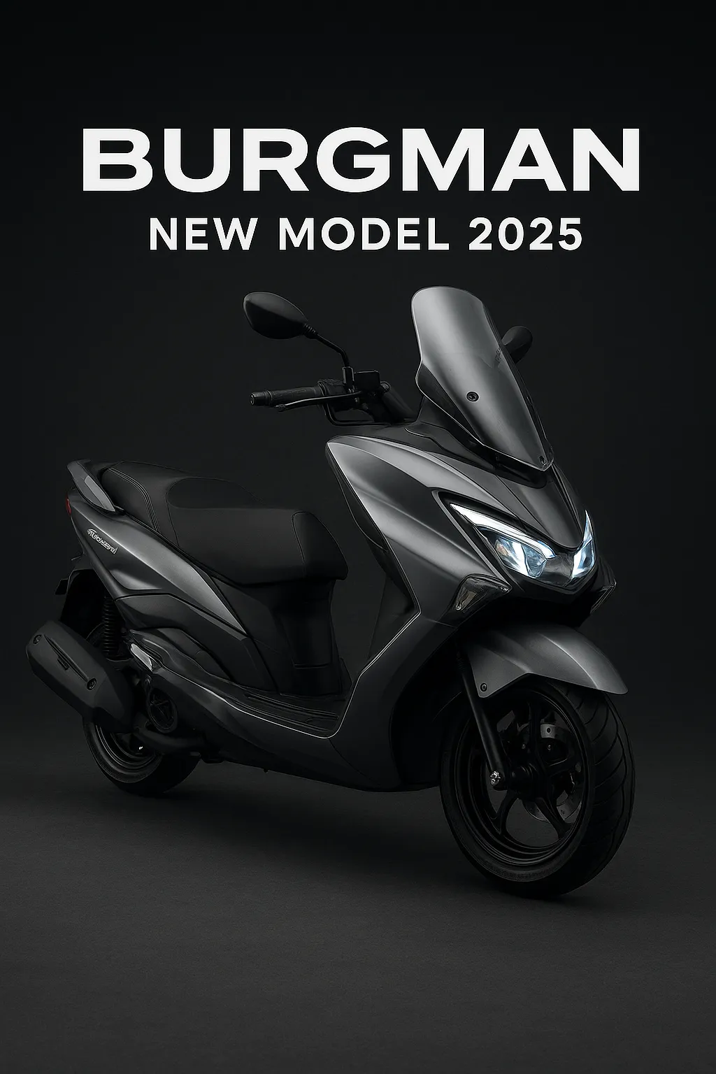 Burgman New Model 2025 स्कूटर का प्रीमियम डिजाइन, LED हेडलाइट, स्पोर्टी बॉडी और आरामदायक सीटिंग के साथ